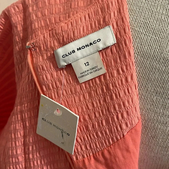 NWT!! Club Monaco - Swing Dress - Coral - Size 12 - Picture 8 of 10